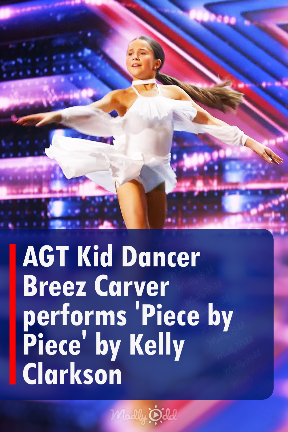 AGT Kid Dancer Breez Carver performs \'Piece by Piece\' by Kelly Clarkson