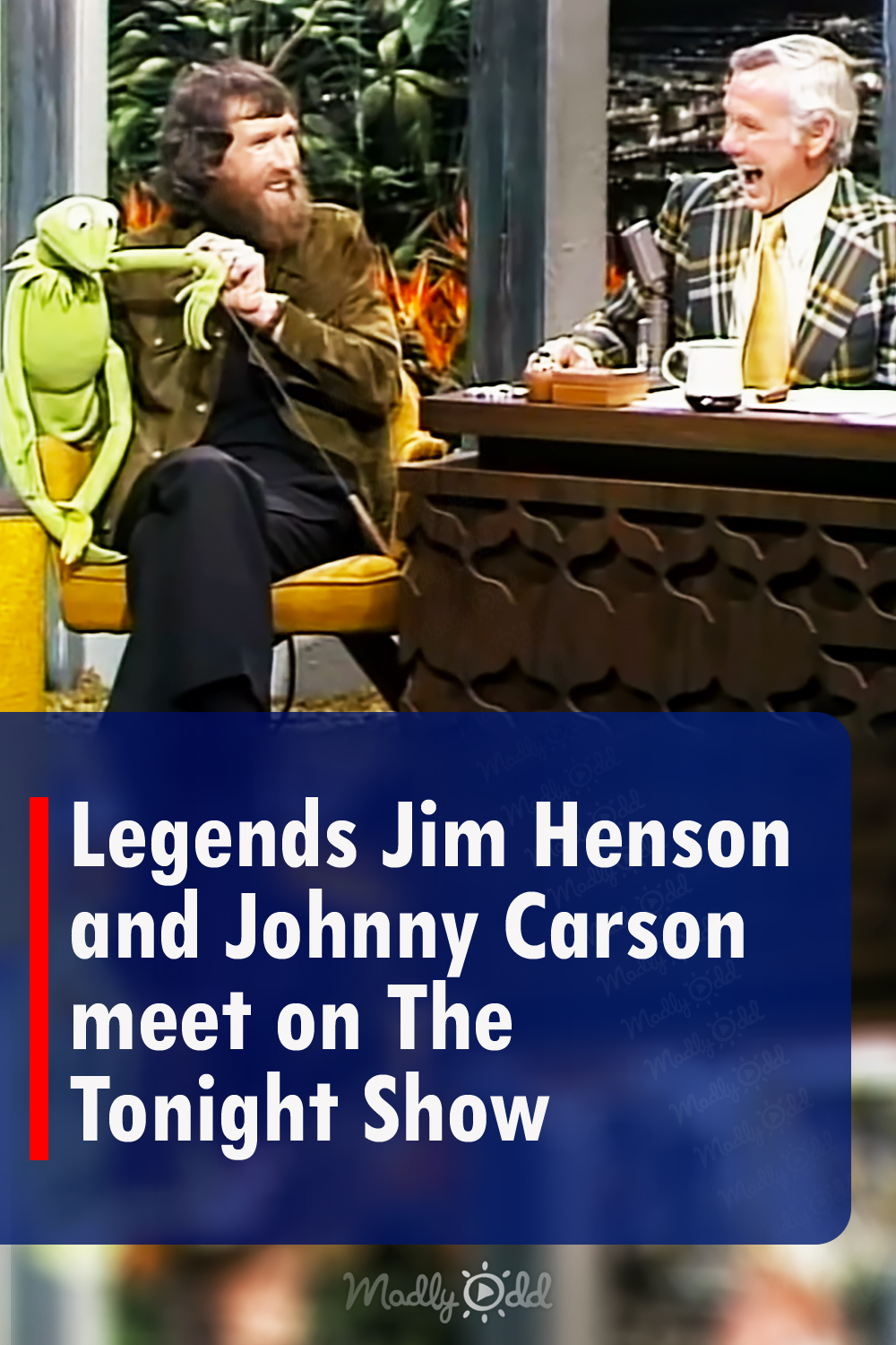 Legends Jim Henson and Johnny Carson meet on The Tonight Show