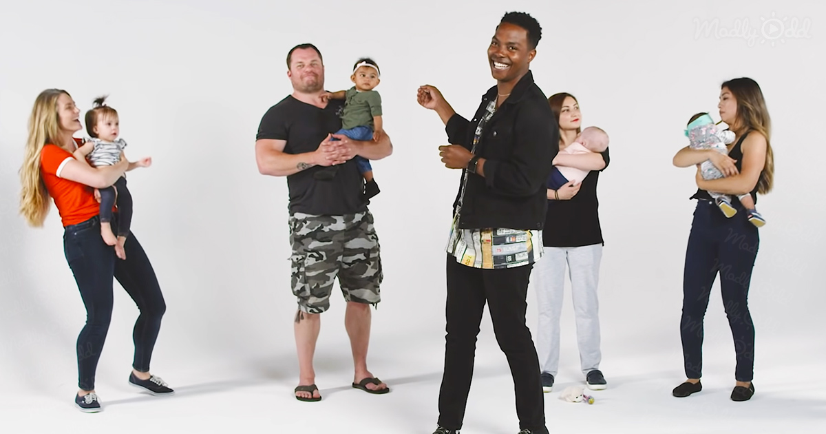 Five strangers try to match babies with their parents