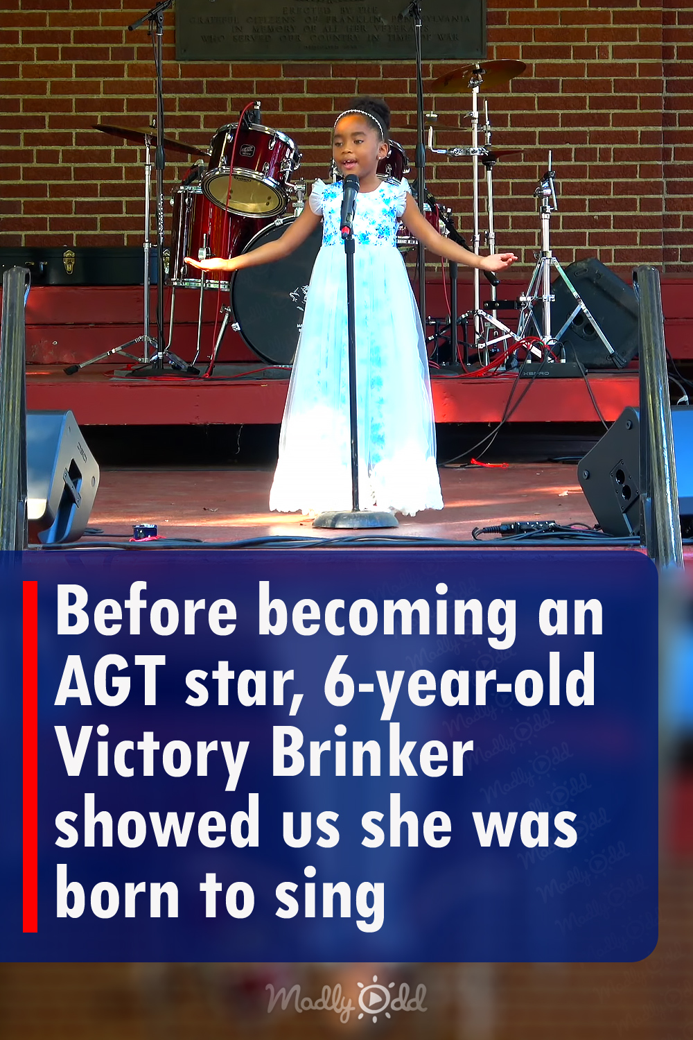 Before becoming an AGT star, 6-year-old Victory Brinker showed us she was born to sing