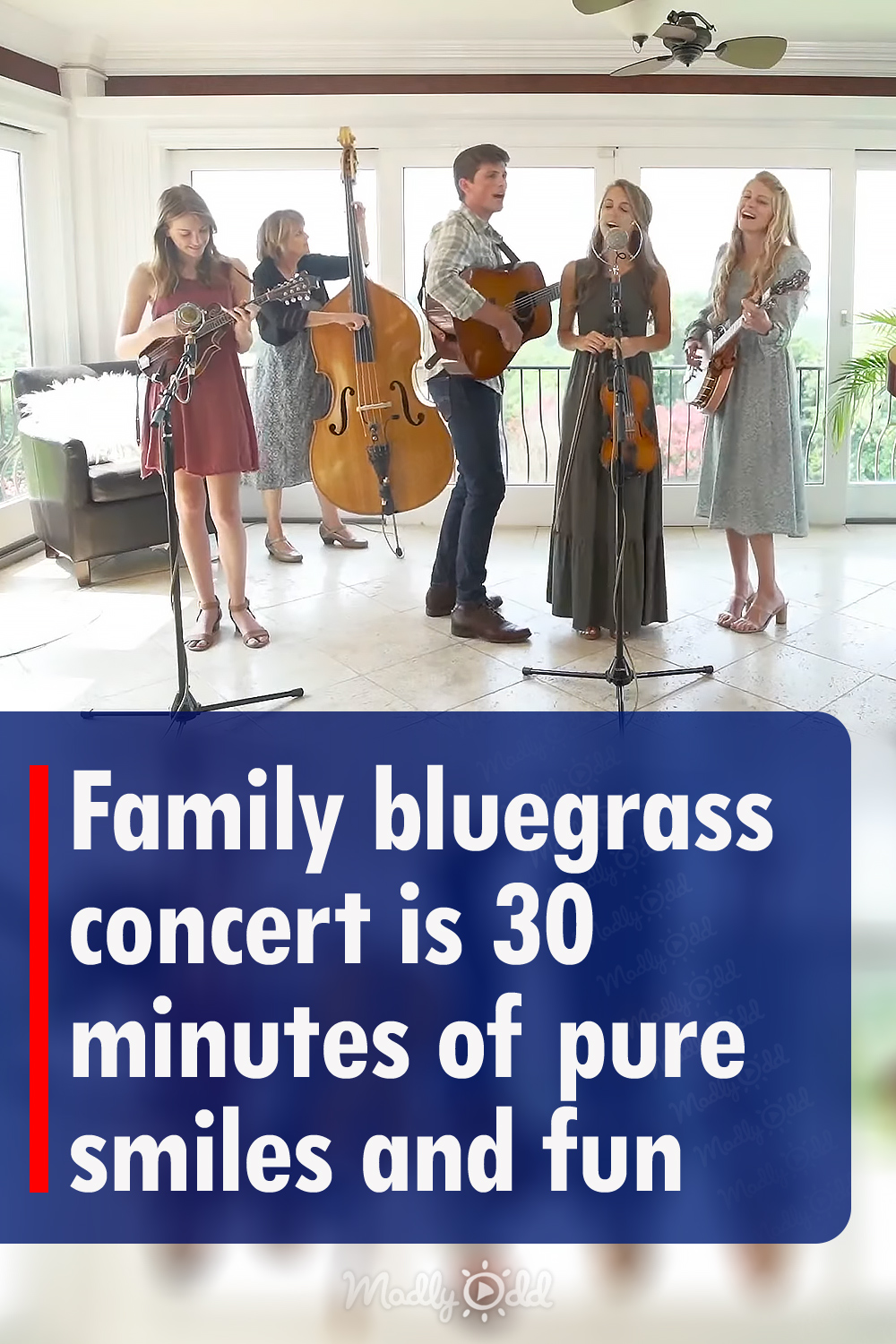 Family bluegrass concert is 30 minutes of pure smiles and fun