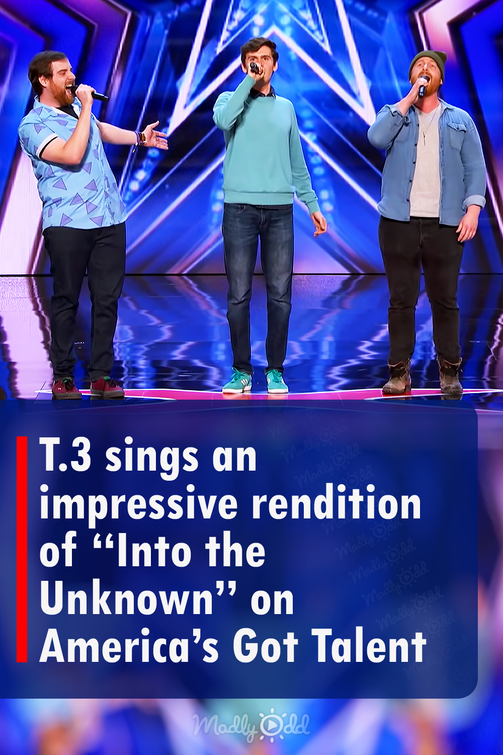 T.3 sings an impressive rendition of “Into the Unknown” on America’s Got Talent