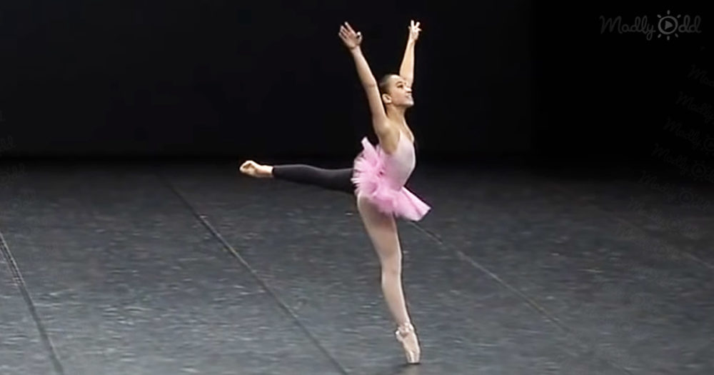 Annika Verplacke performing amazing dance routine