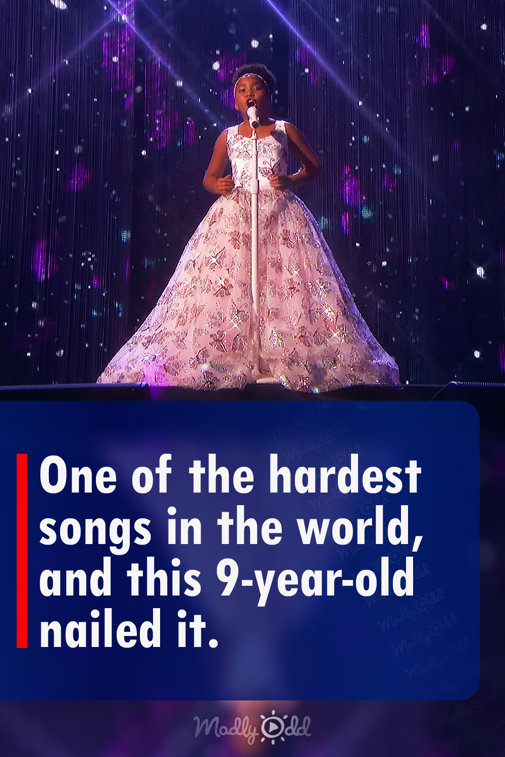 One of the hardest songs in the world, and this 9-year-old nailed it.