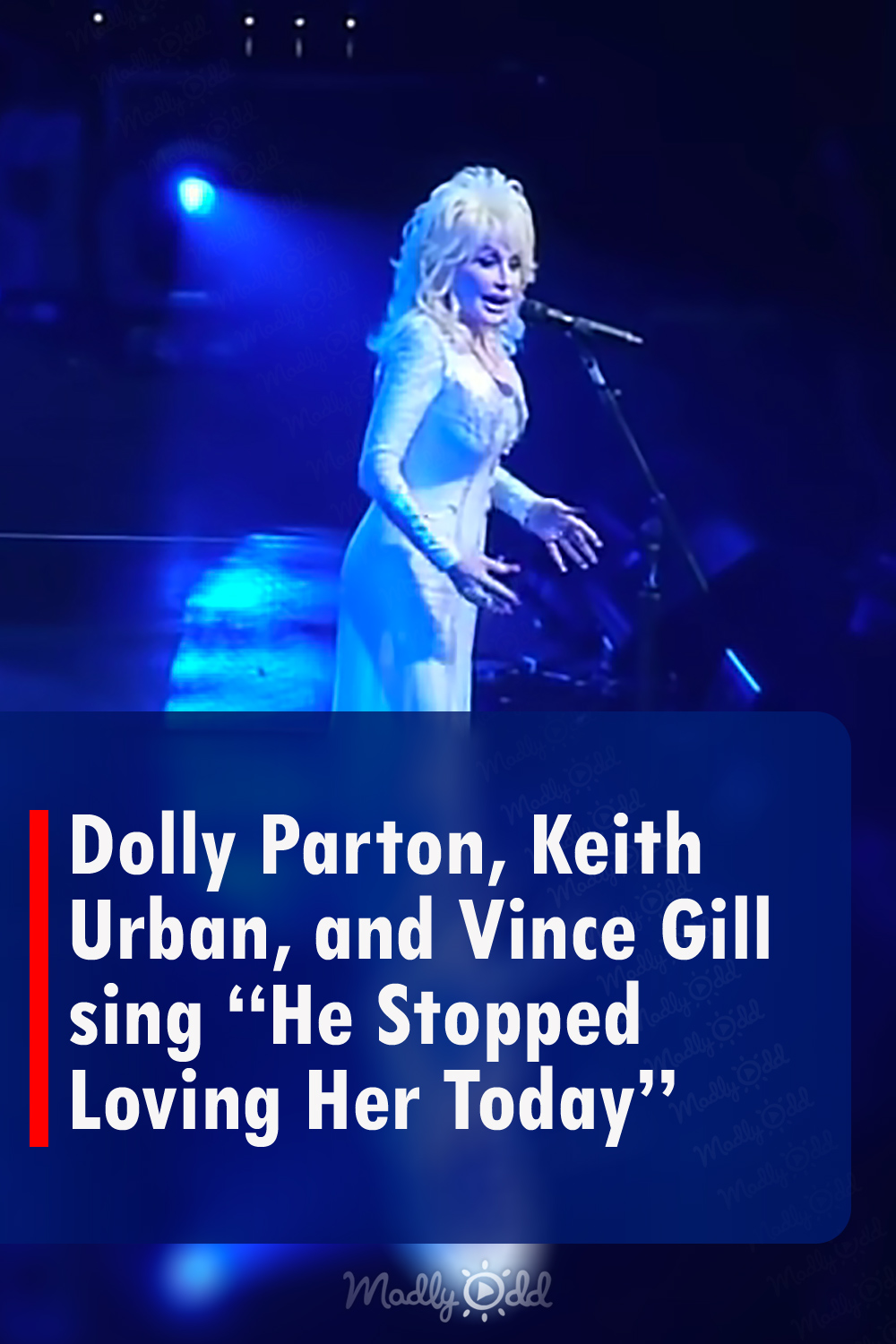 Dolly Parton, Keith Urban, and Vince Gill sing \