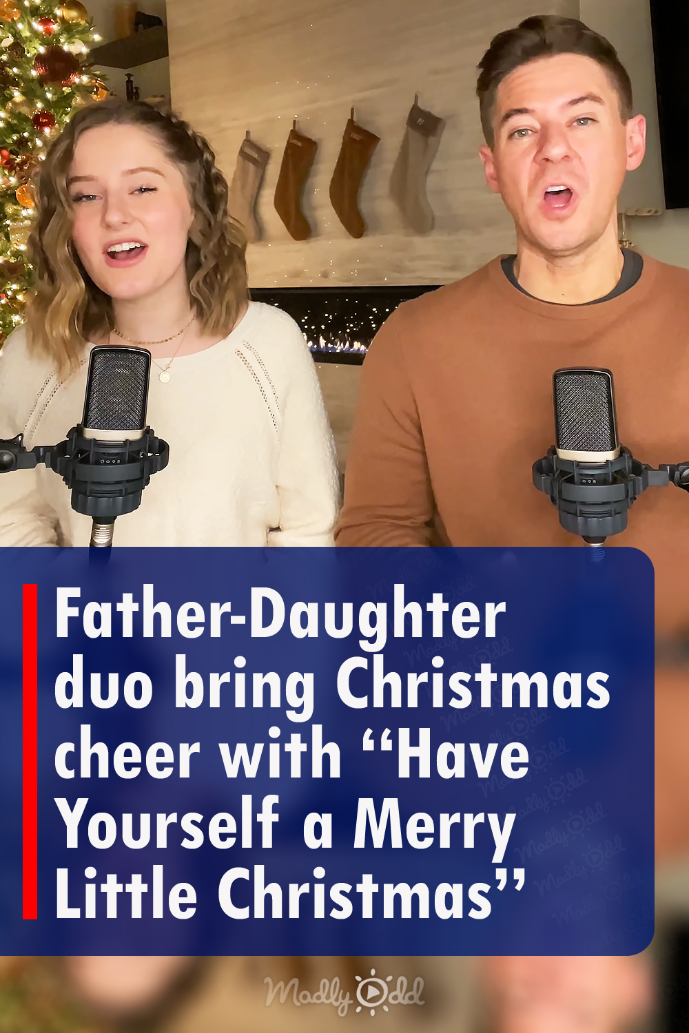 Father-Daughter duo bring Christmas cheer with \