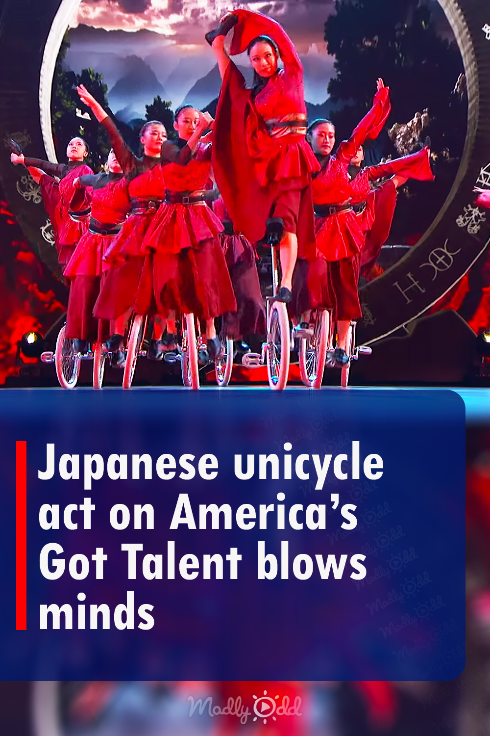 Japanese unicycle act on America’s Got Talent blows minds
