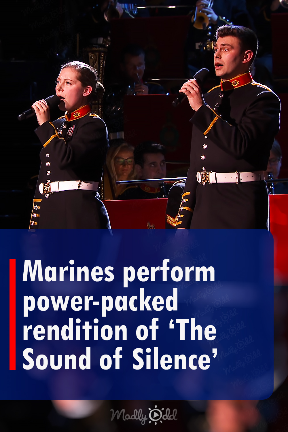Marines perform power-packed rendition of \'The Sound of Silence\'