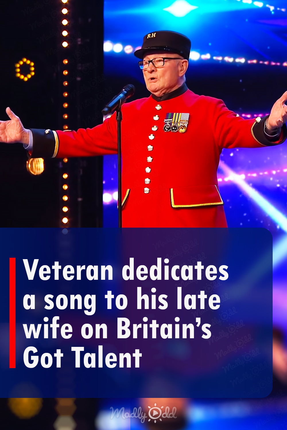 Veteran dedicates a song to his late wife on Britain’s Got Talent