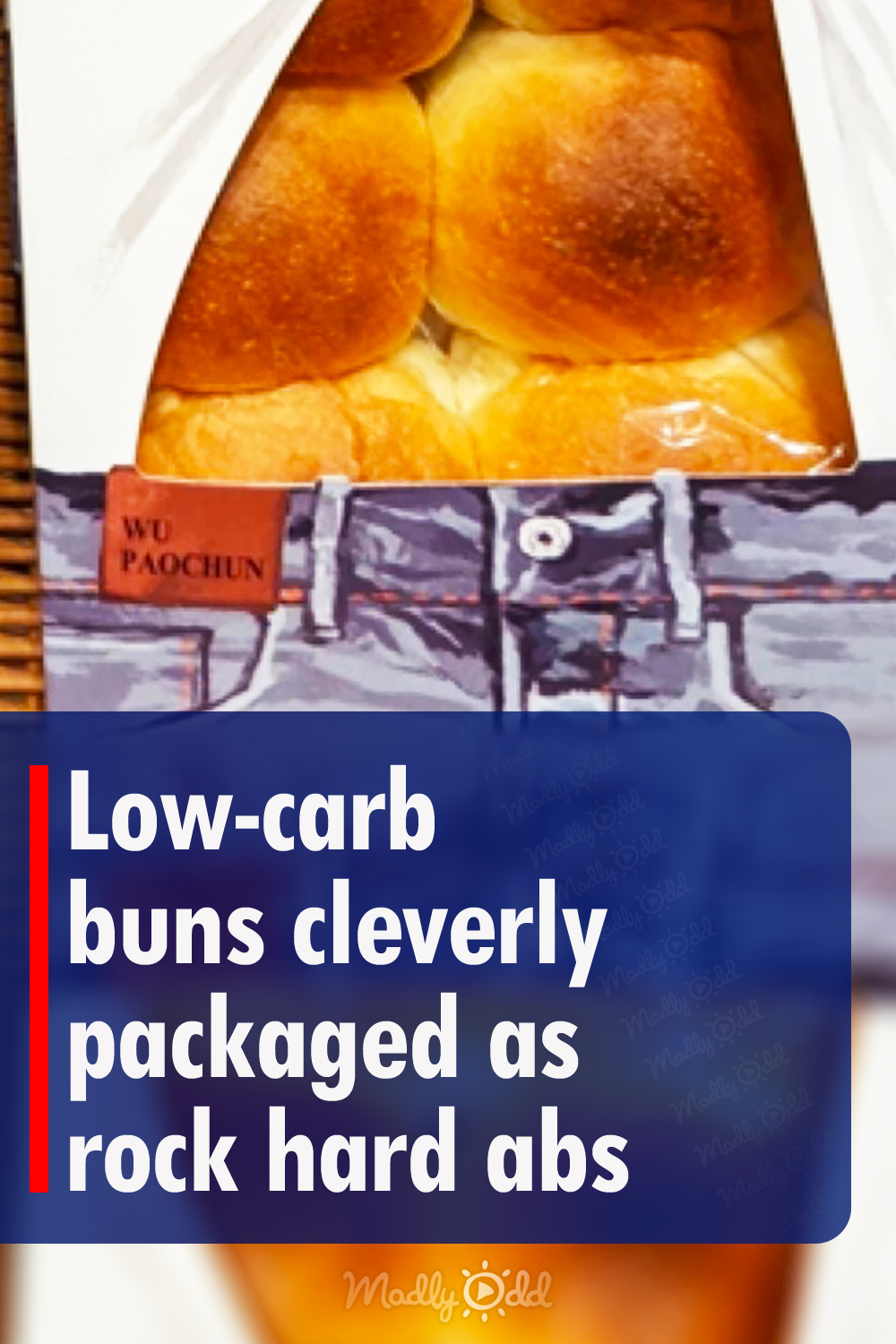 Low-carb buns cleverly packaged as rock hard abs
