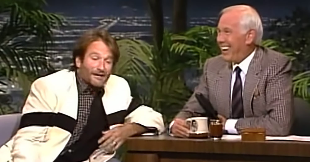 Robin Williams on Johnny Carson's show