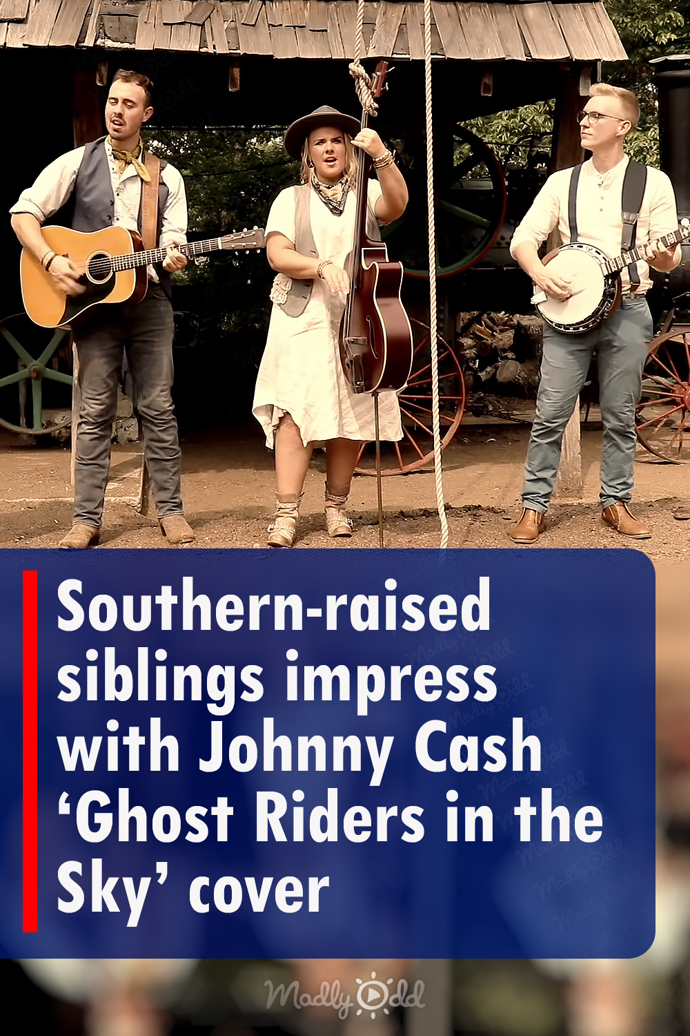 Southern-raised siblings impress with Johnny Cash \'Ghost Riders in the Sky\' cover