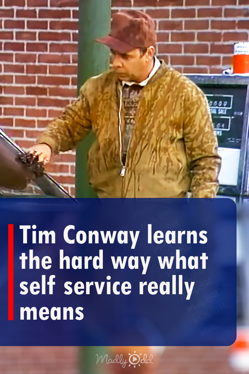 Tim Conway learns the hard way what self service really means