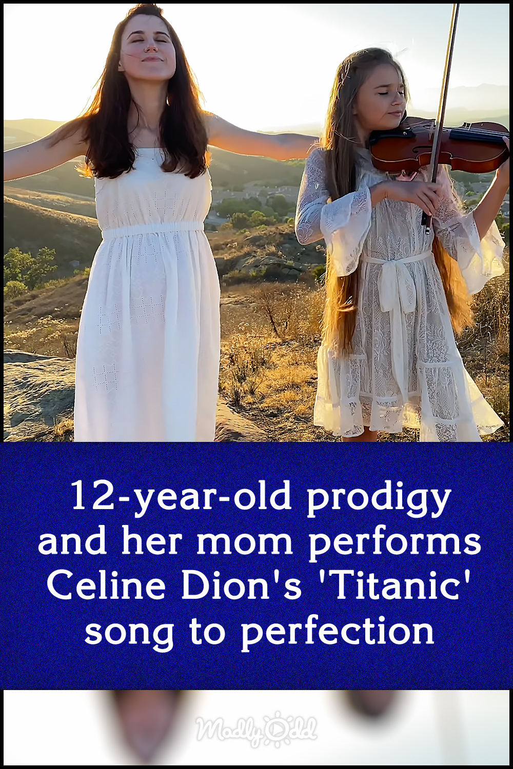 12-year-old prodigy and her mom performs Celine Dion\'s \'Titanic\' song to perfection