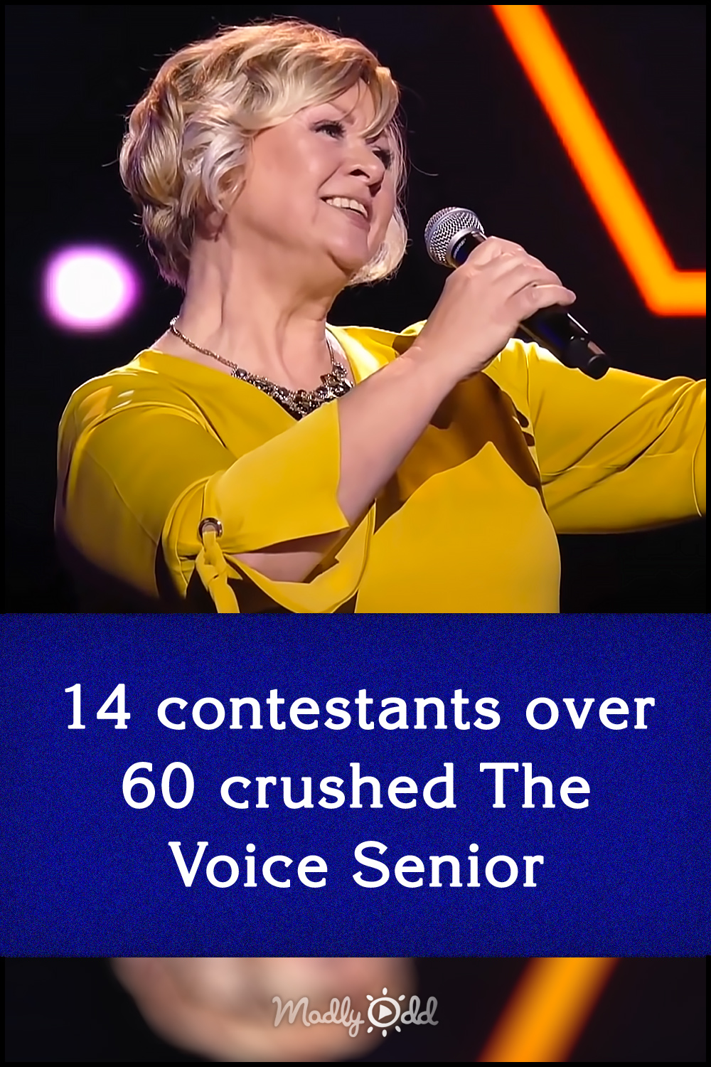 14 contestants over 60 crushed The Voice Senior