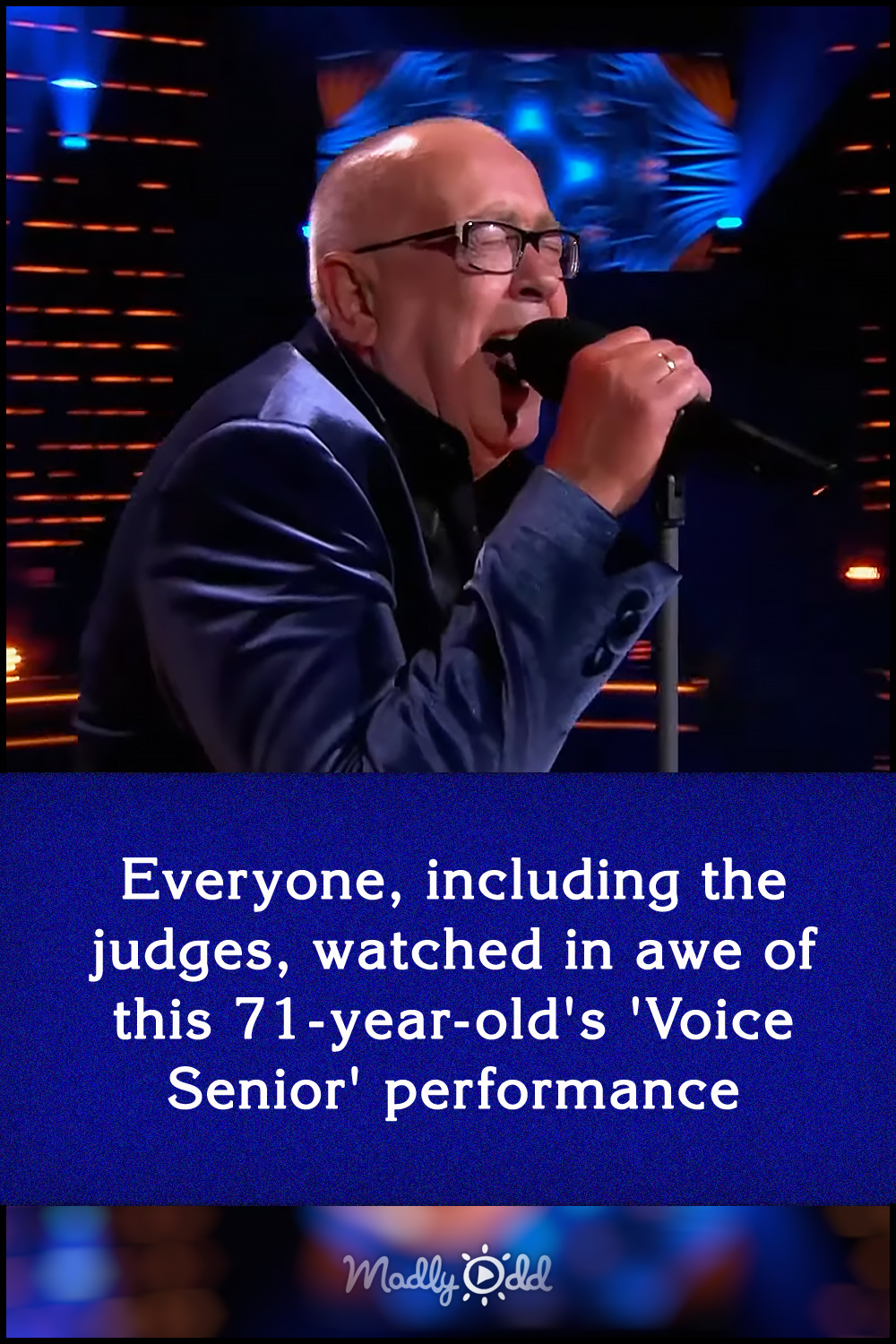 Everyone, including the judges, watched in awe of this 71-year-old\'s \'Voice Senior\' performance