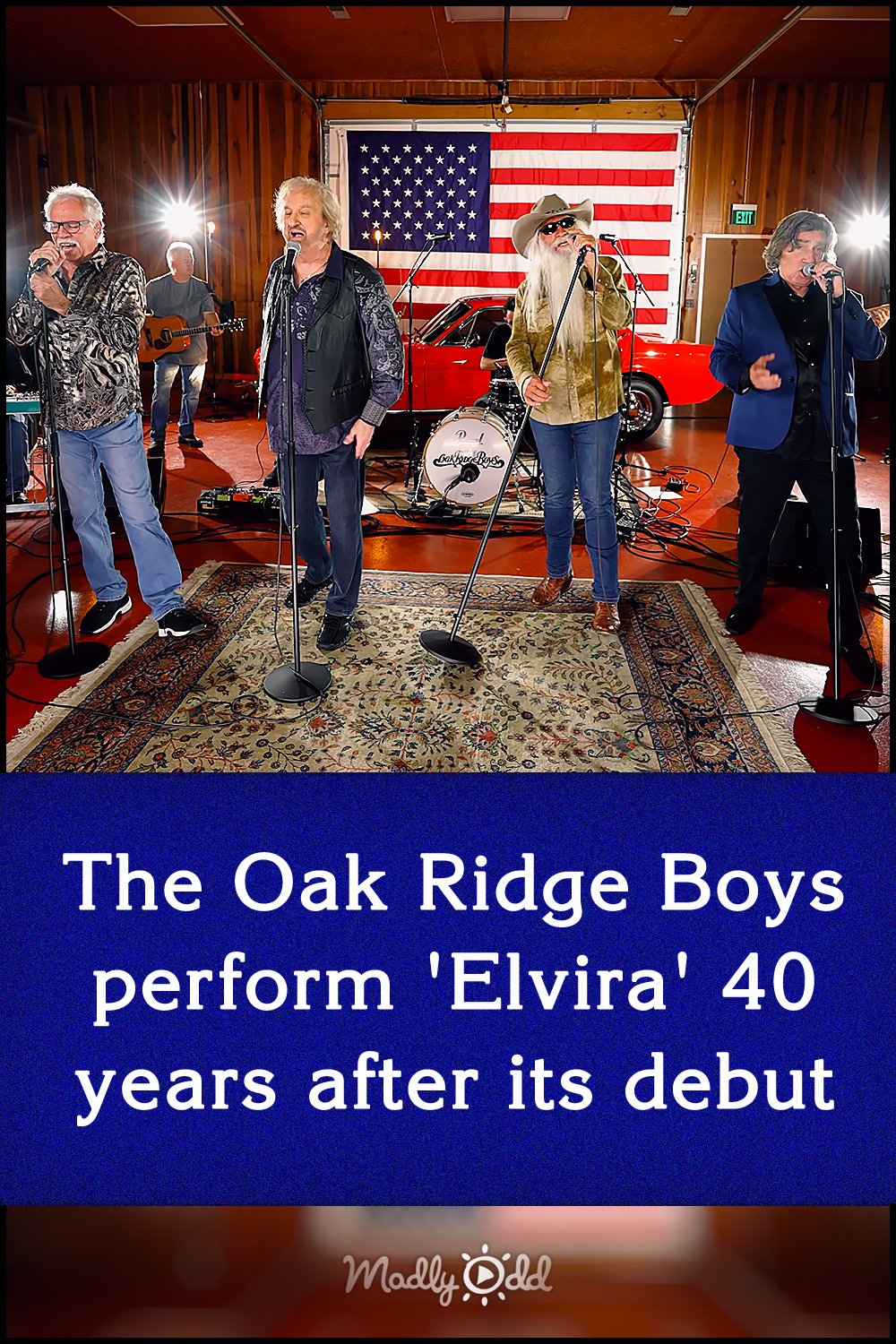 The Oak Ridge Boys perform \'Elvira\' 40 years after its debut