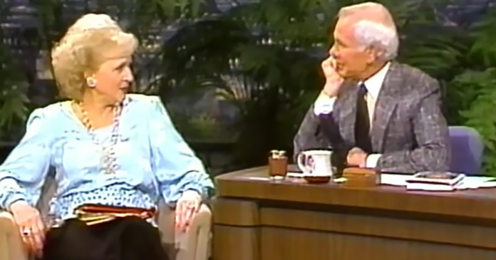 Betty White and Johnny Carson