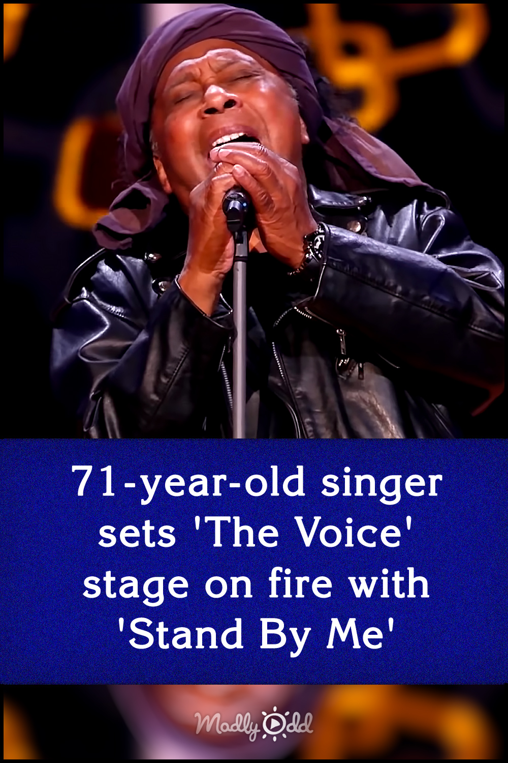 71-year-old singer sets \'The Voice\' stage on fire with \'Stand By Me\'