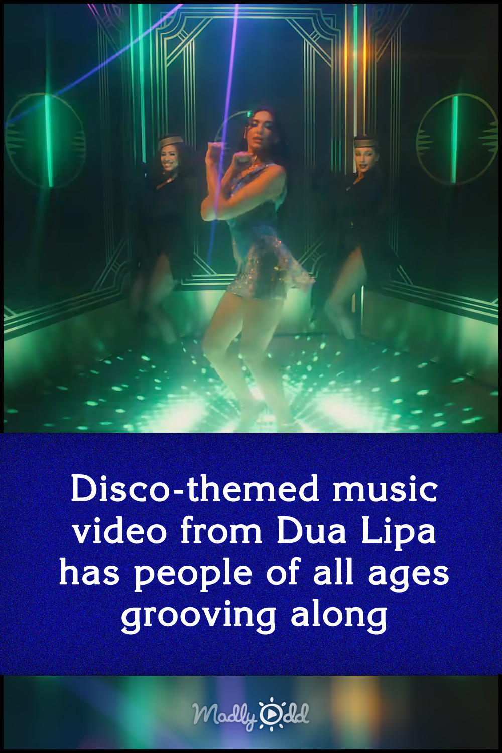 Disco-themed music video from Dua Lipa has people of all ages grooving along