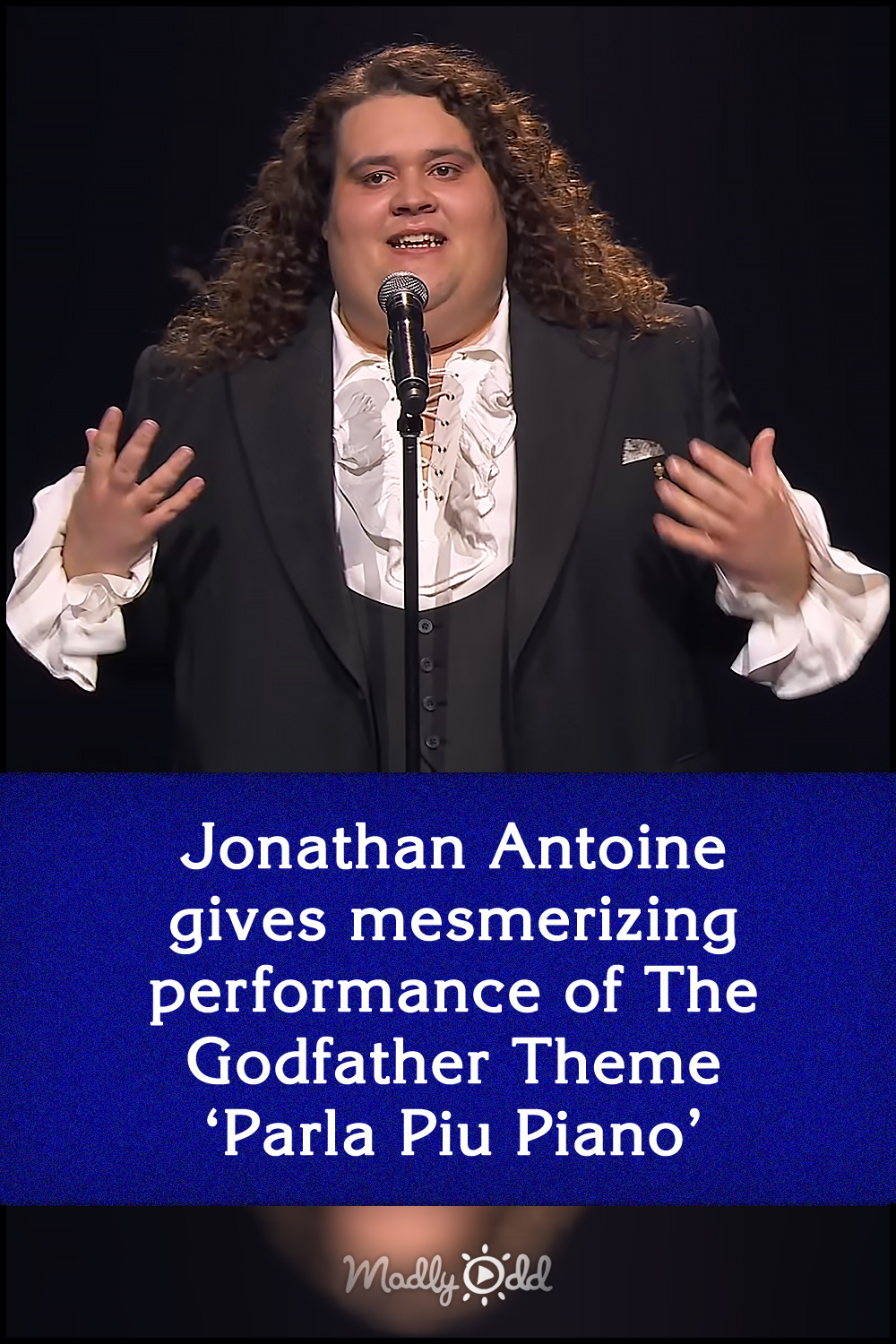 Jonathan Antoine gives mesmerizing performance of The Godfather Theme ‘Parla Piu Piano’