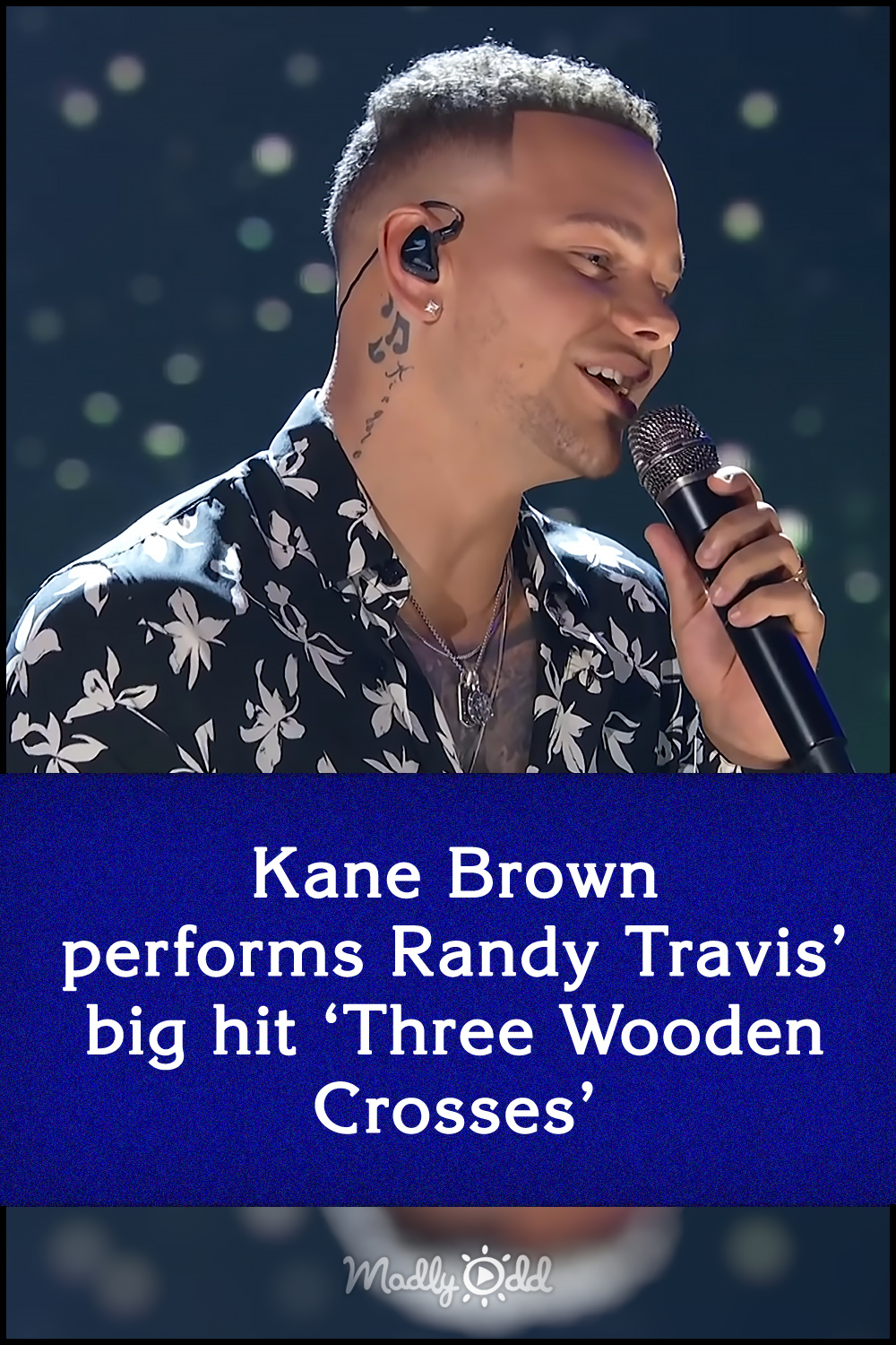 Kane Brown performs Randy Travis’ big hit ‘Three Wooden Crosses’