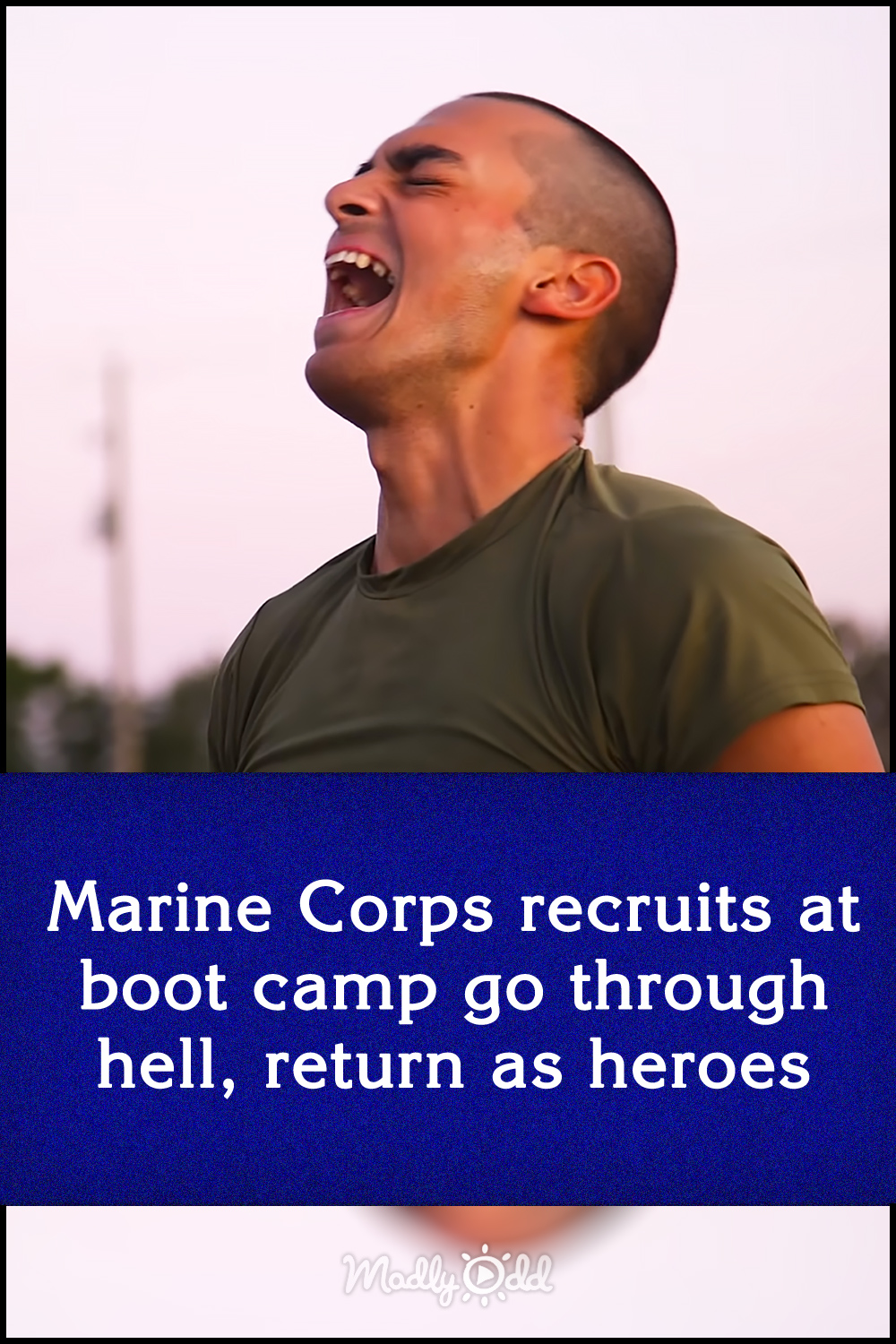 Marine Corps recruits at boot camp go through hell, return as heroes
