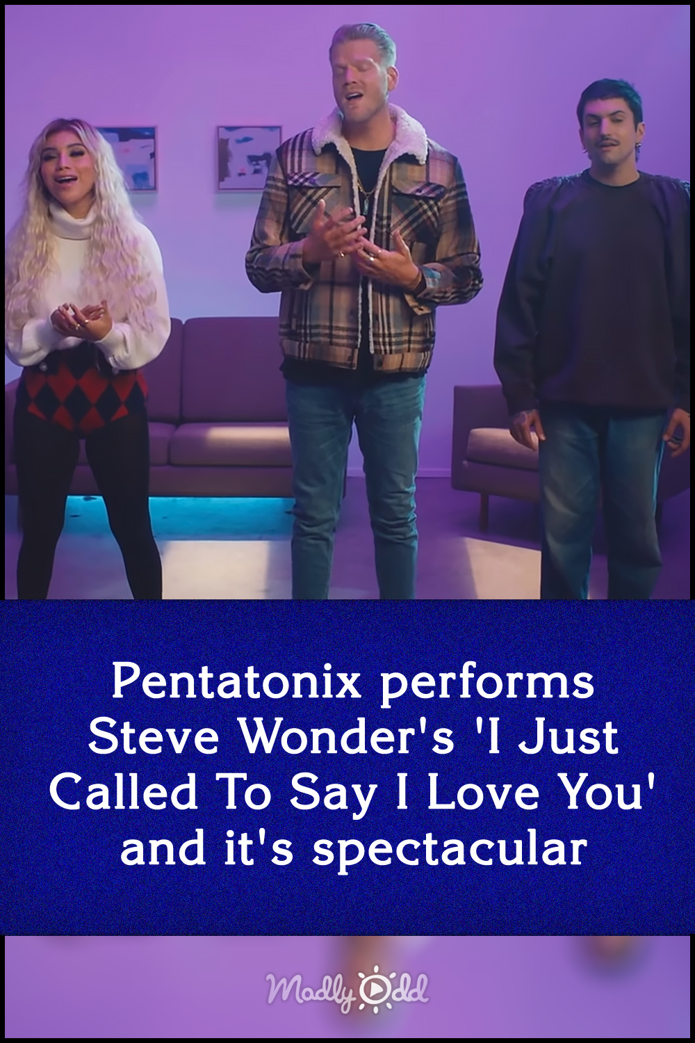 Pentatonix performs Steve Wonder\'s \'I Just Called To Say I Love You\' and it\'s spectacular
