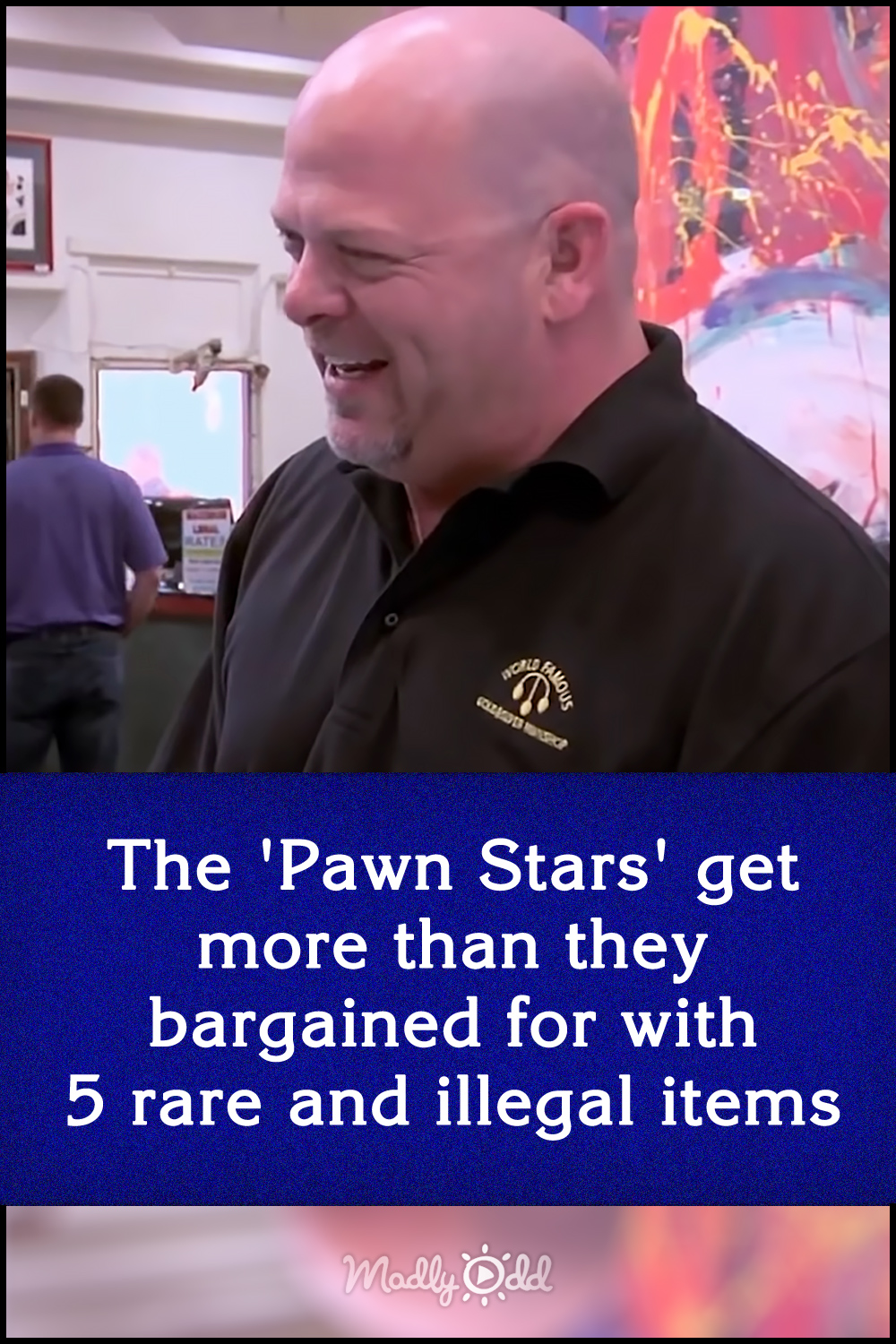 The \'Pawn Stars\' get more than they bargained for with 5 rare and illegal items
