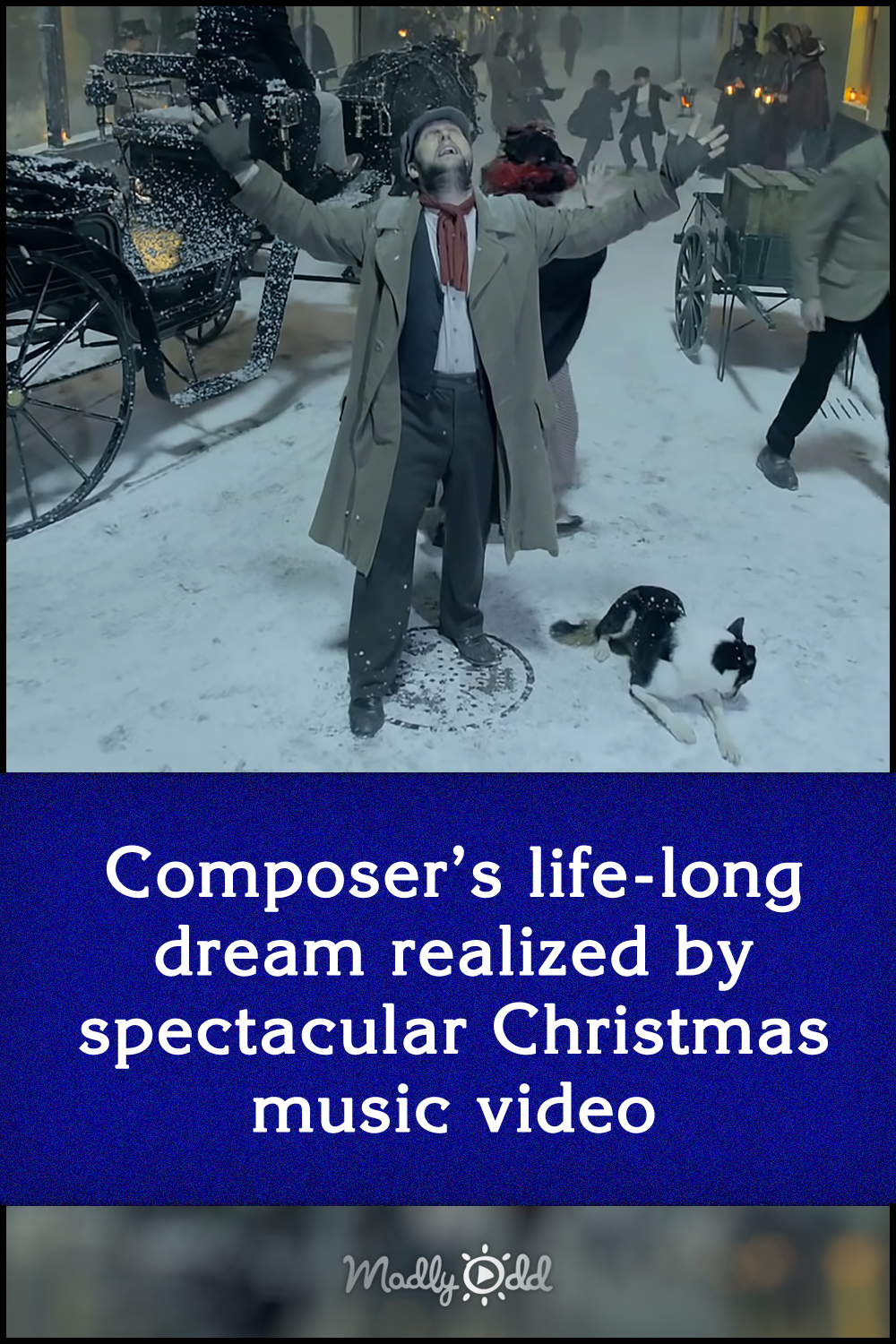 Composer’s life-long dream realized by spectacular Christmas music video