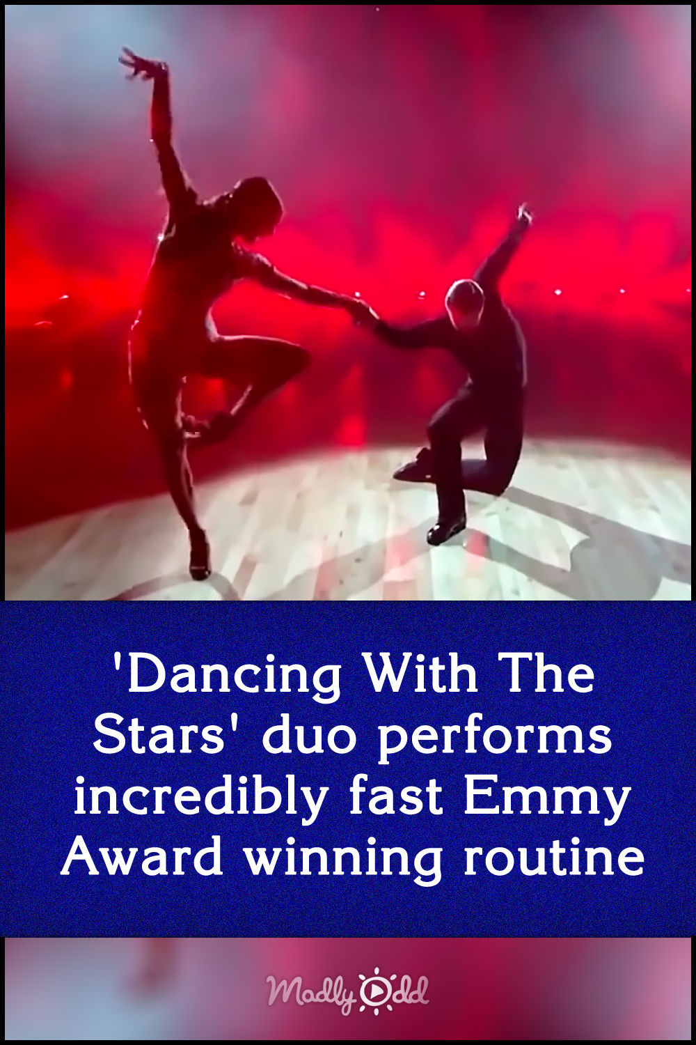 \'Dancing With The Stars\' duo performs incredibly fast Emmy Award winning routine