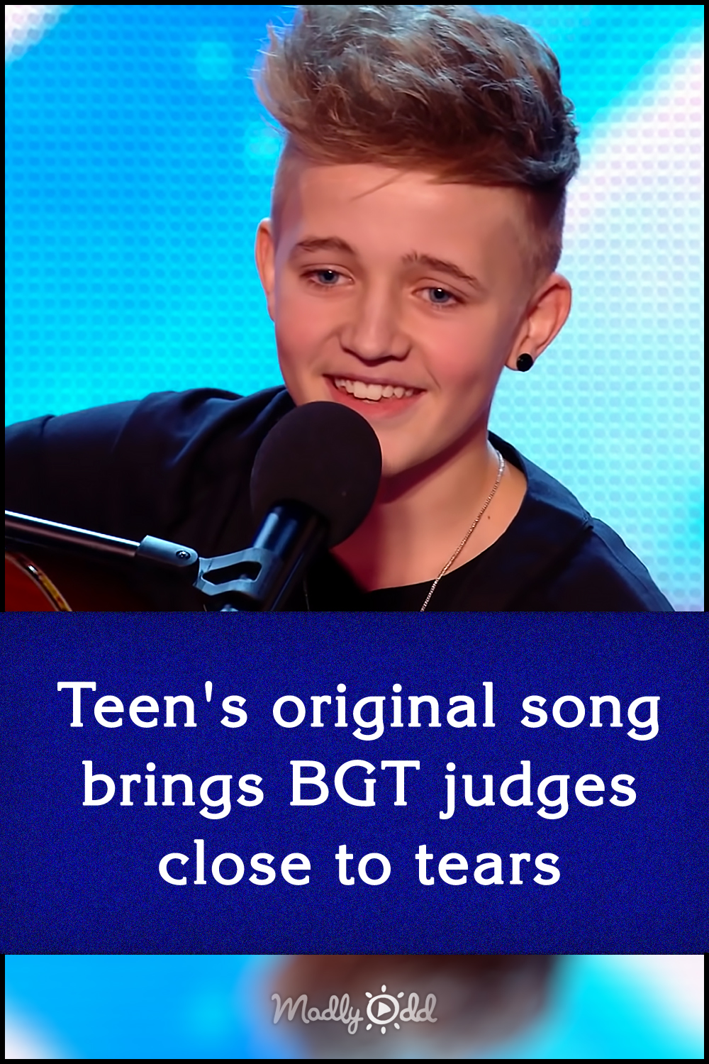 Teen\'s original song brings BGT judges close to tears