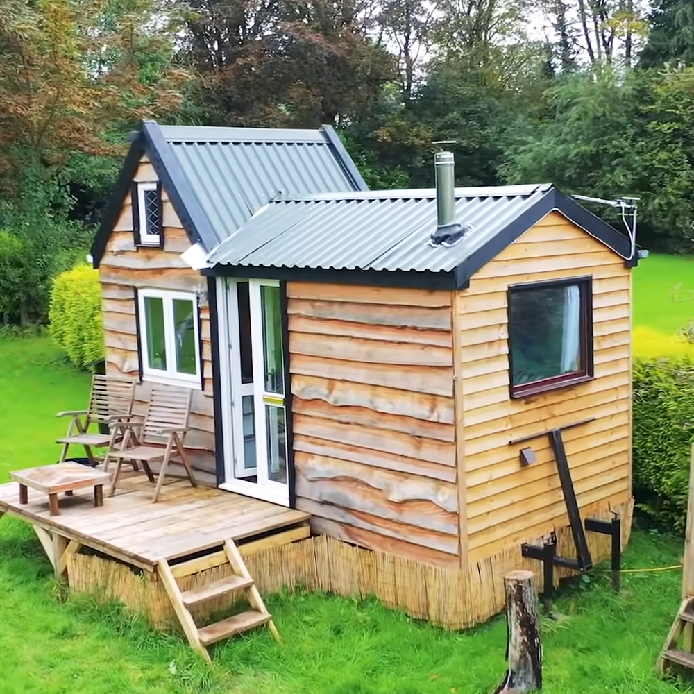 Tiny home from recycled materials