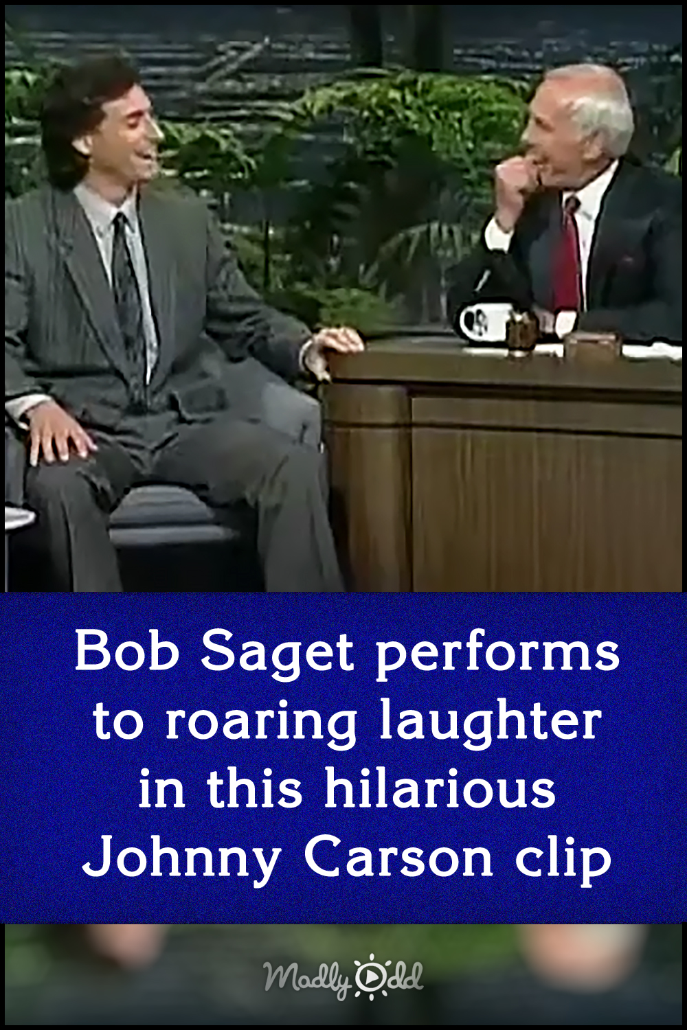 Bob Saget performs to roaring laughter in this hilarious Johnny Carson clip