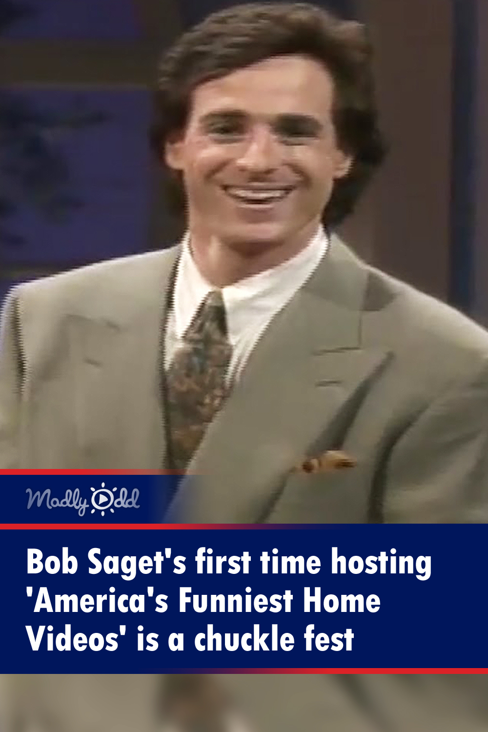 Bob Saget\'s first time hosting \'America\'s Funniest Home Videos\' is a chuckle fest