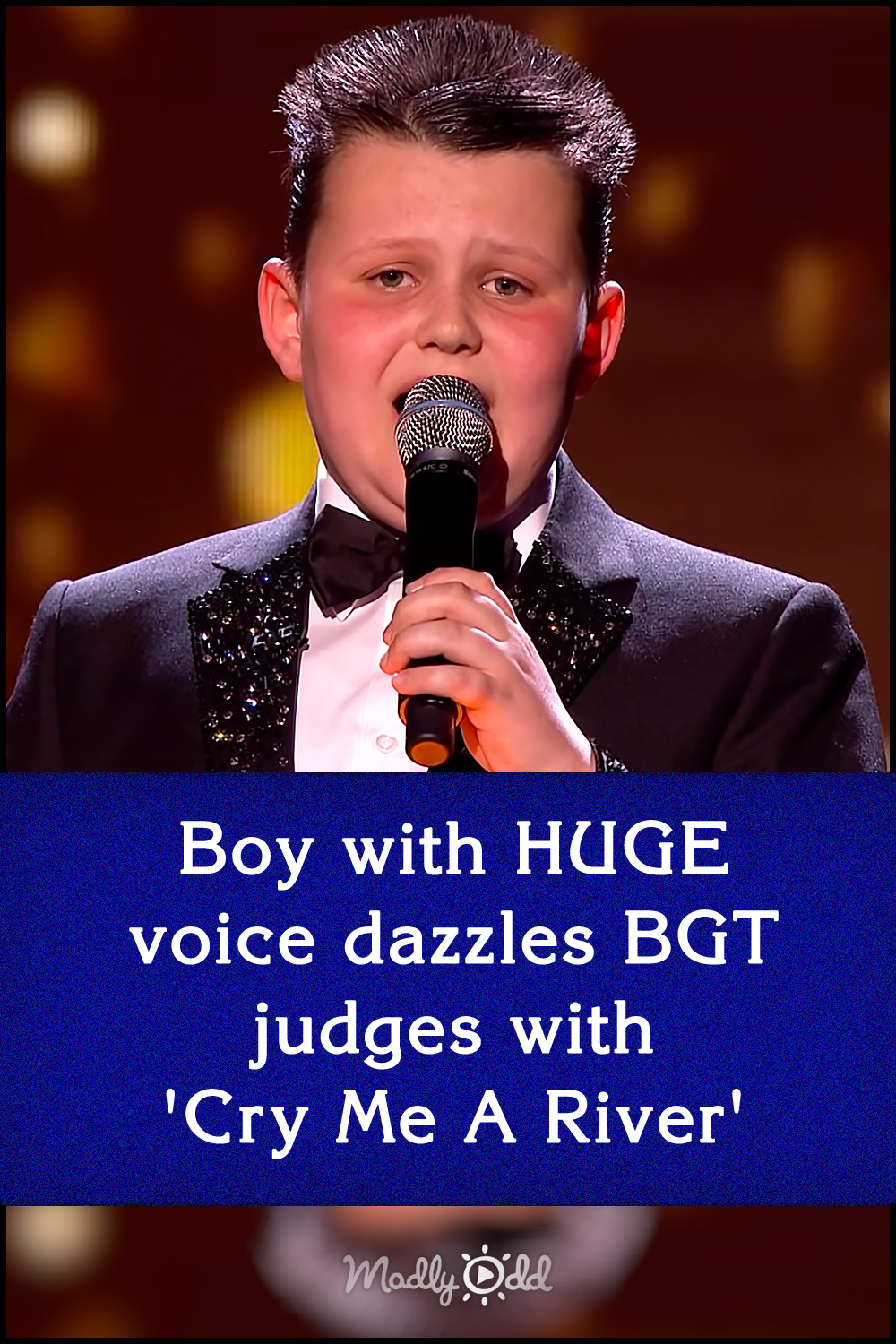 Boy with HUGE voice dazzles BGT judges with \'Cry Me A River\'