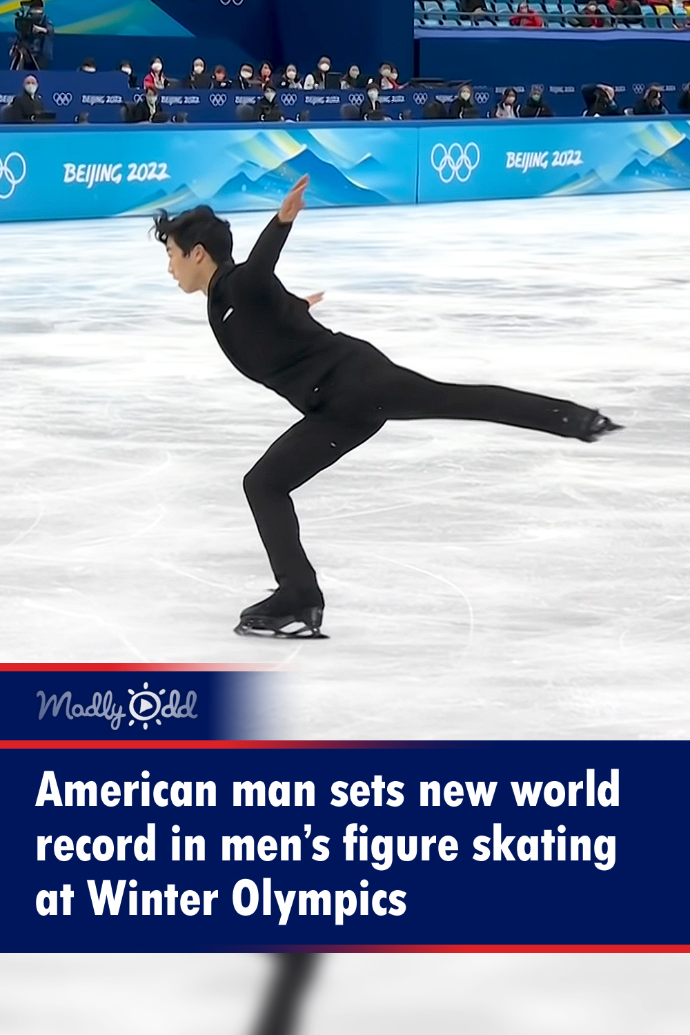 American man sets new world record in men’s figure skating at Winter Olympics