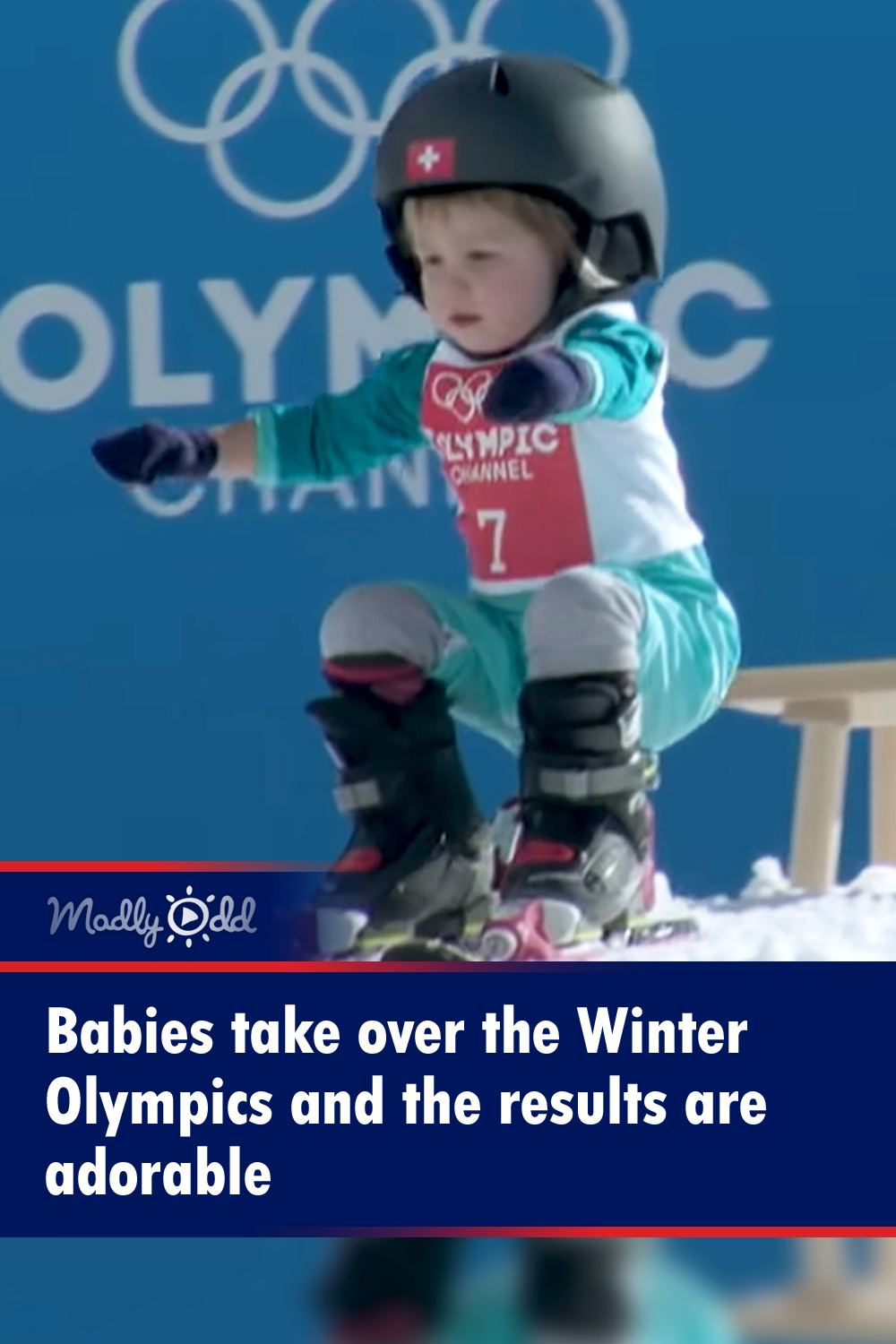Babies take over the Winter Olympics and the results are adorable