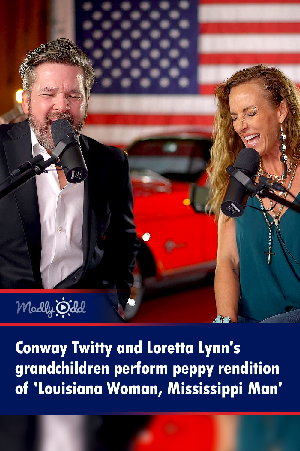Conway Twitty and Loretta Lynn\'s grandchildren perform peppy rendition of \'Louisiana Woman, Mississippi Man\'
