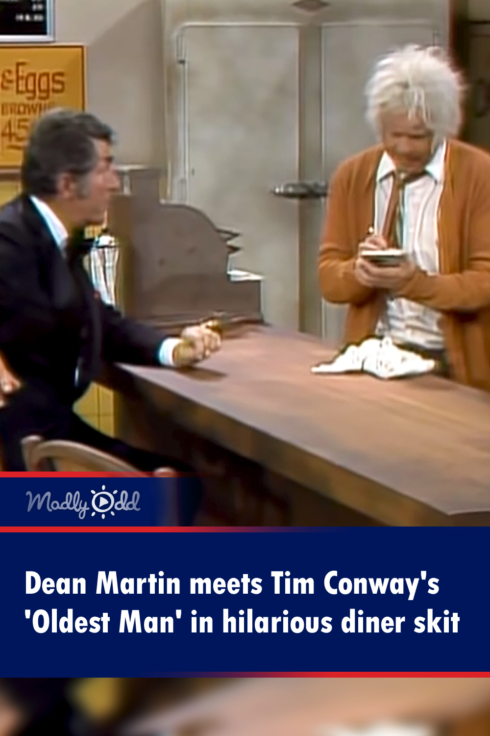 Dean Martin meets Tim Conway\'s \'Oldest Man\' in hilarious diner skit