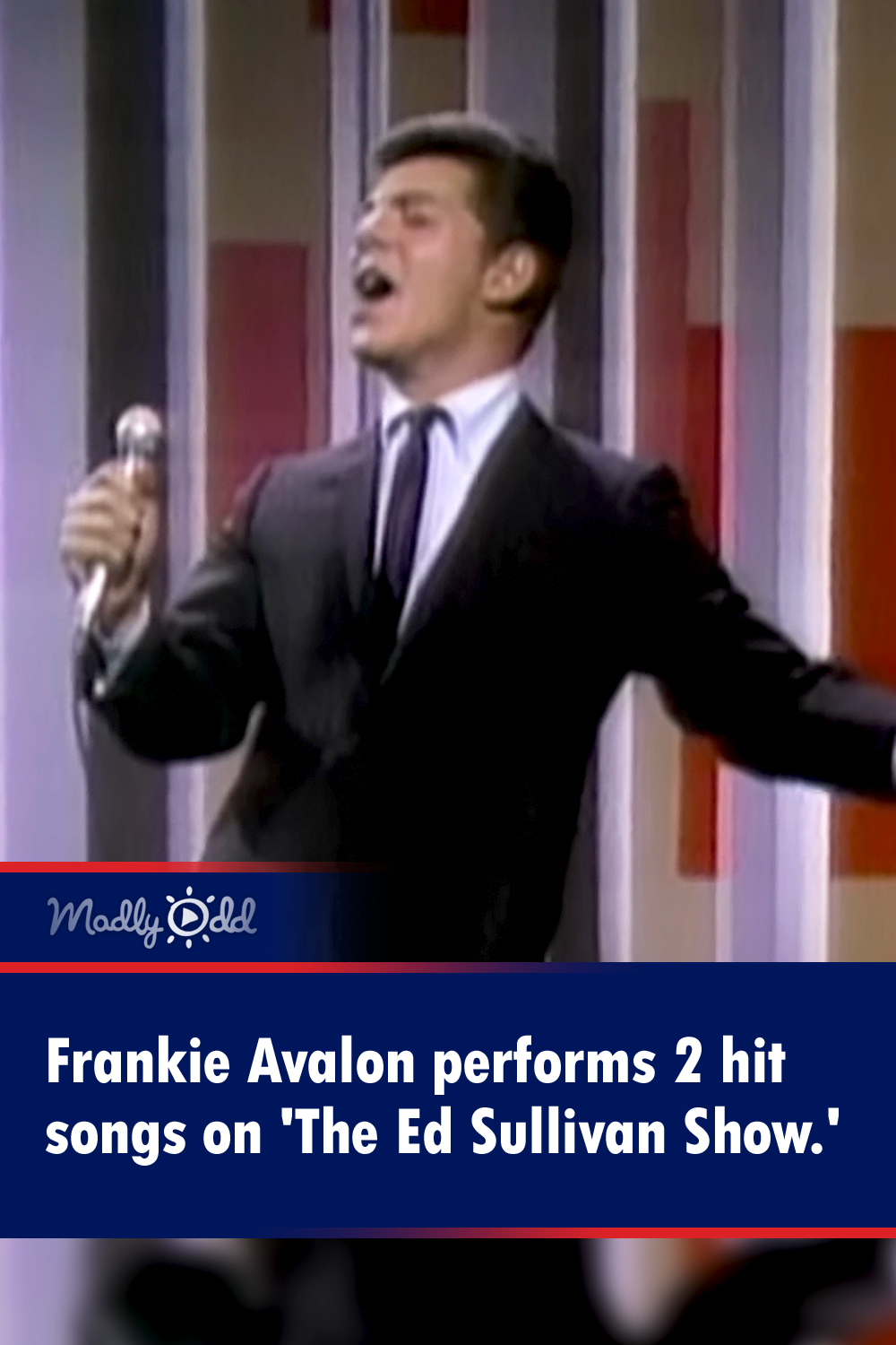Frankie Avalon performs 2 hit songs on \'The Ed Sullivan Show\'