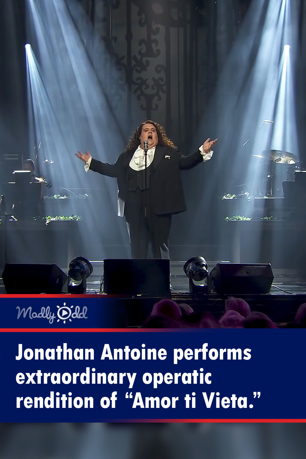 Jonathan Antoine performs extraordinary operatic rendition of “Amor ti Vieta”