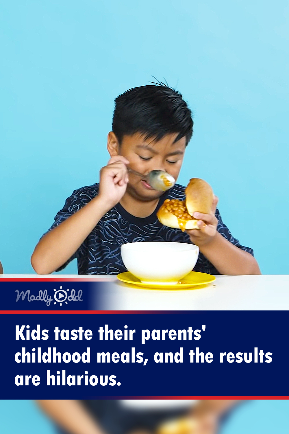 Kids taste their parents\' childhood meals, and the results are hilarious
