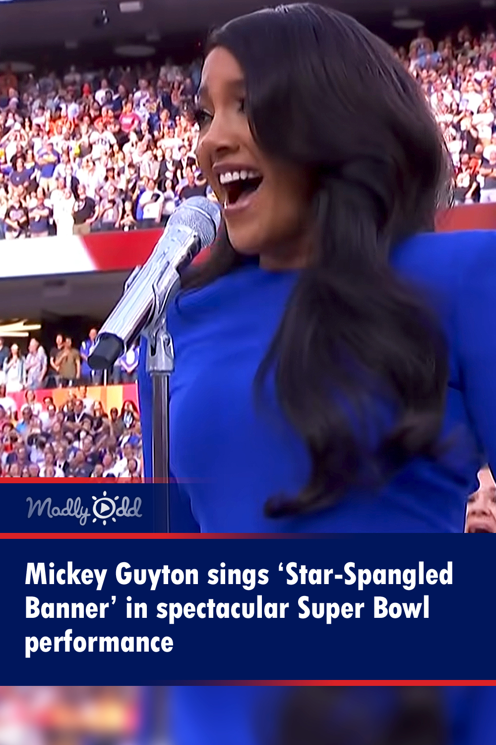 Mickey Guyton sings ‘Star-Spangled Banner’ in spectacular Super Bowl performance