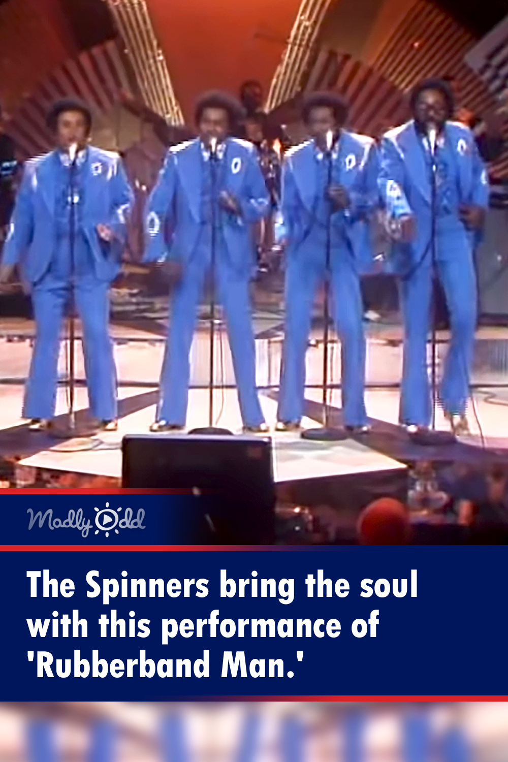 The Spinners bring the soul with this performance of \'Rubberband Man\'