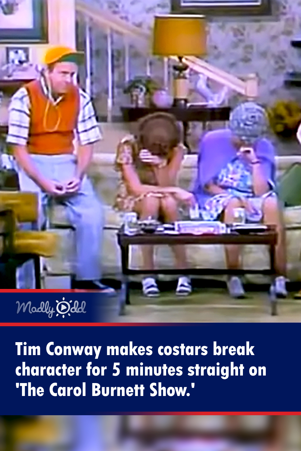 Tim Conway makes costars break character for 5 minutes straight on \'The Carol Burnett Show\'