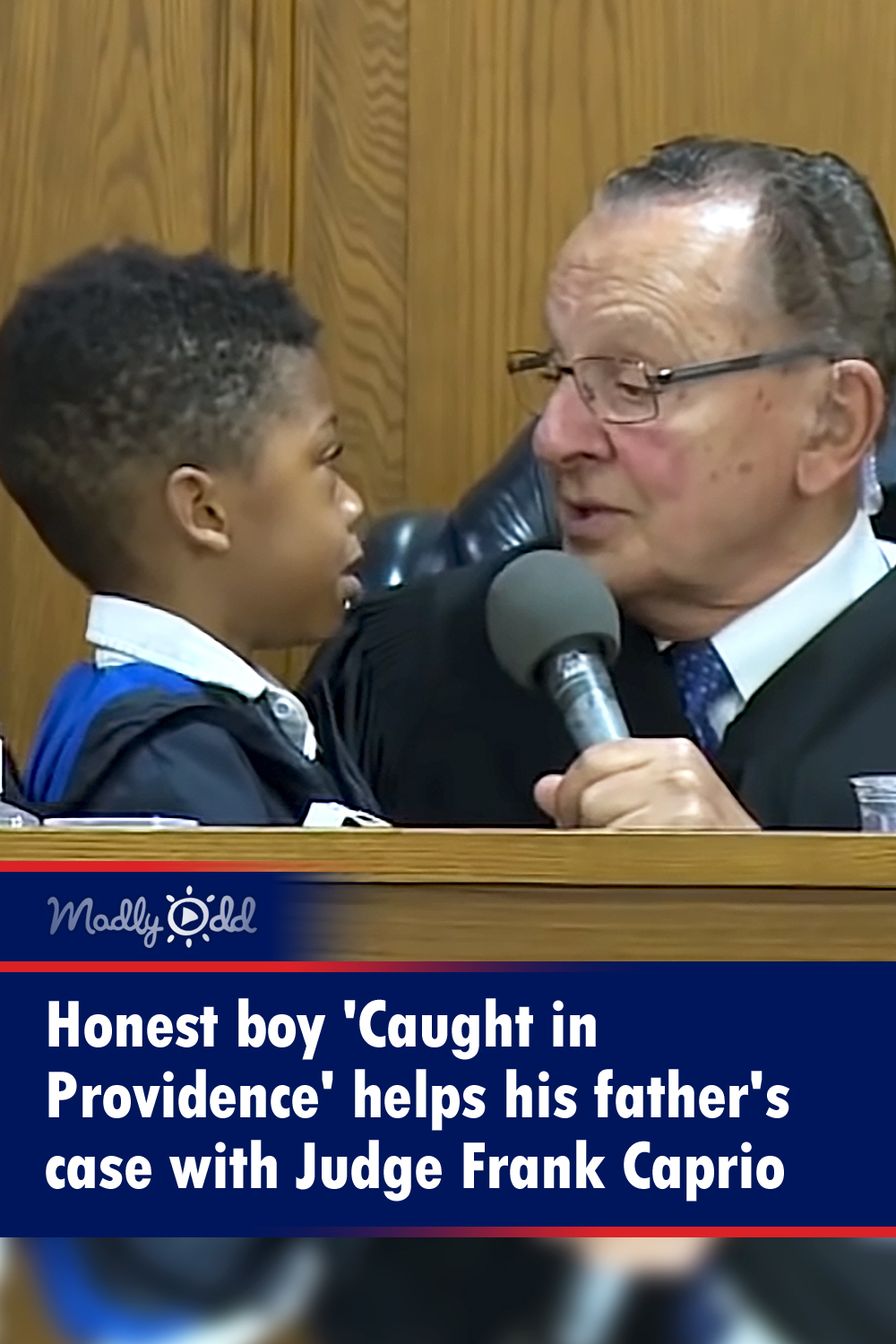 Honest boy \'Caught in Providence\' helps his father\'s case with Judge Frank Caprio