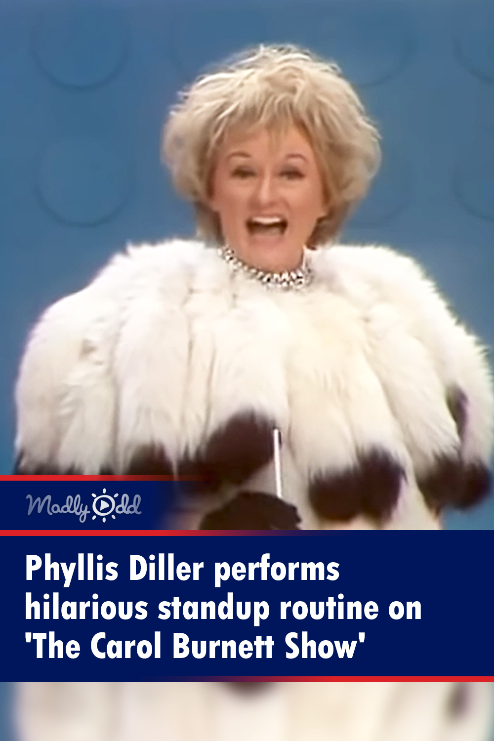 Phyllis Diller performs hilarious standup routine on \'The Carol Burnett Show\'