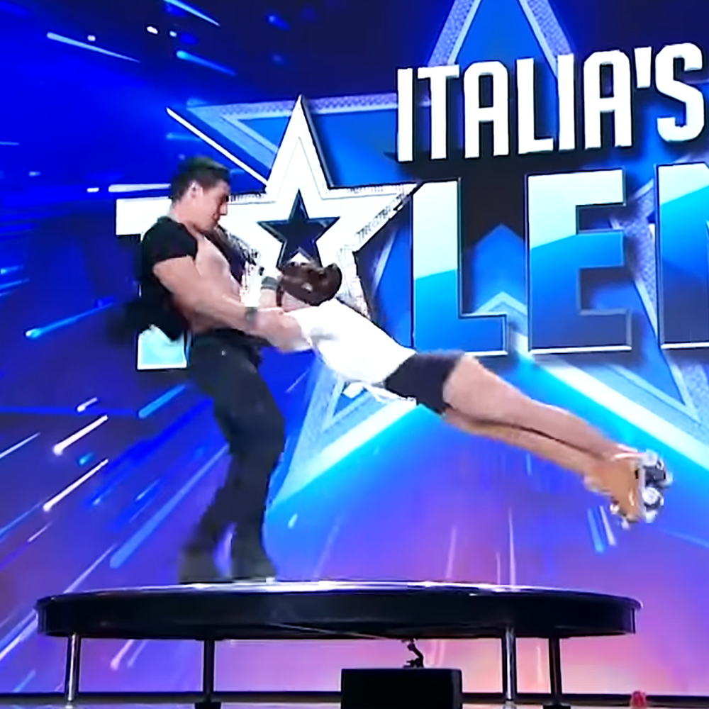Holler and Kimberly Zavatta on Italia's Got Talent