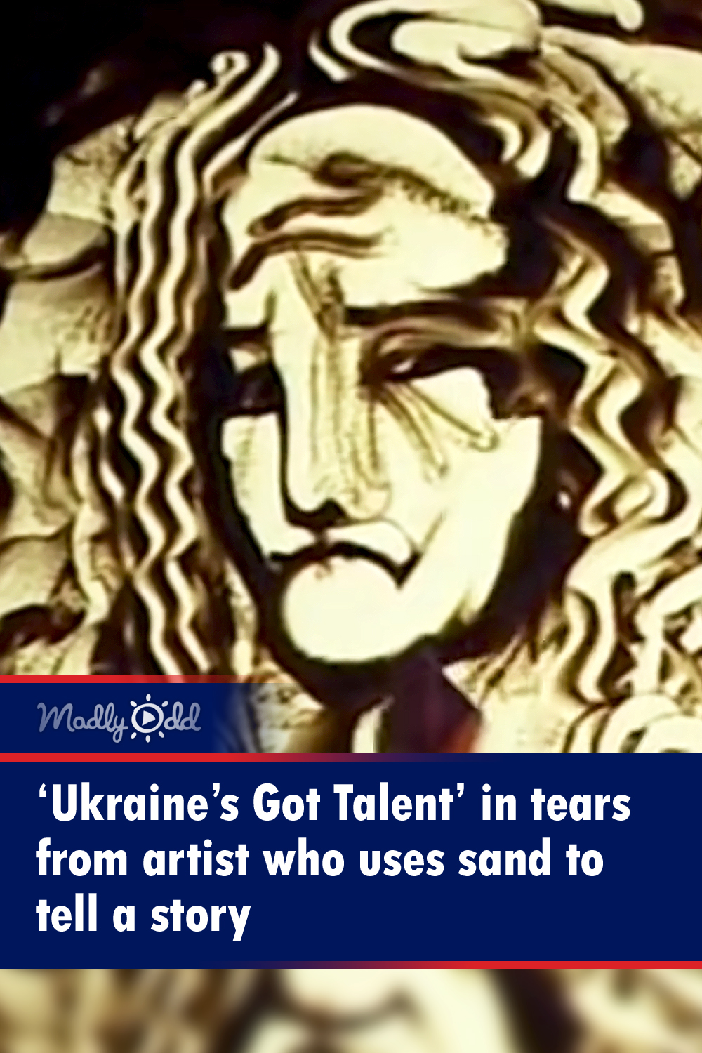 ‘Ukraine’s Got Talent’ in tears from artist who uses sand to tell a story